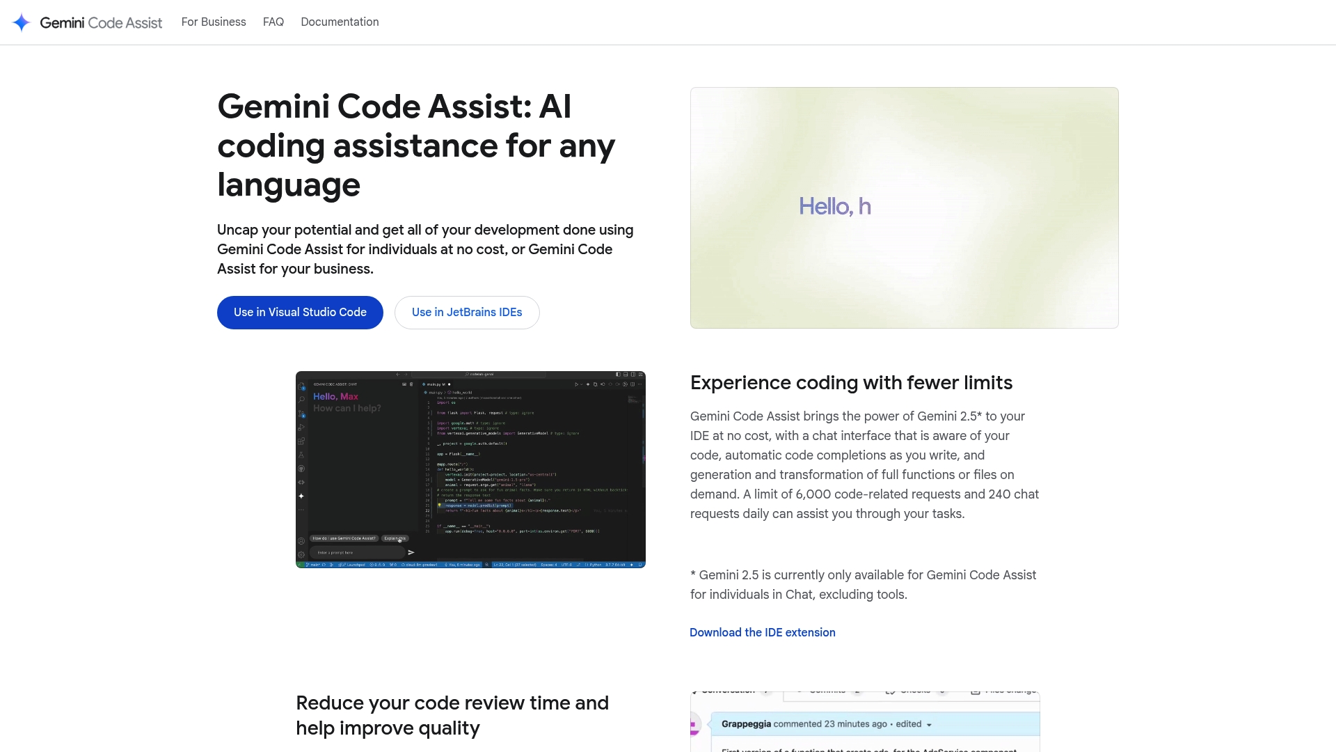 CodeAssist Interface