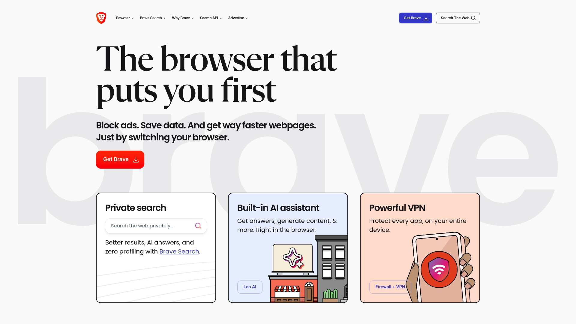 Brave Browser with Leo AI