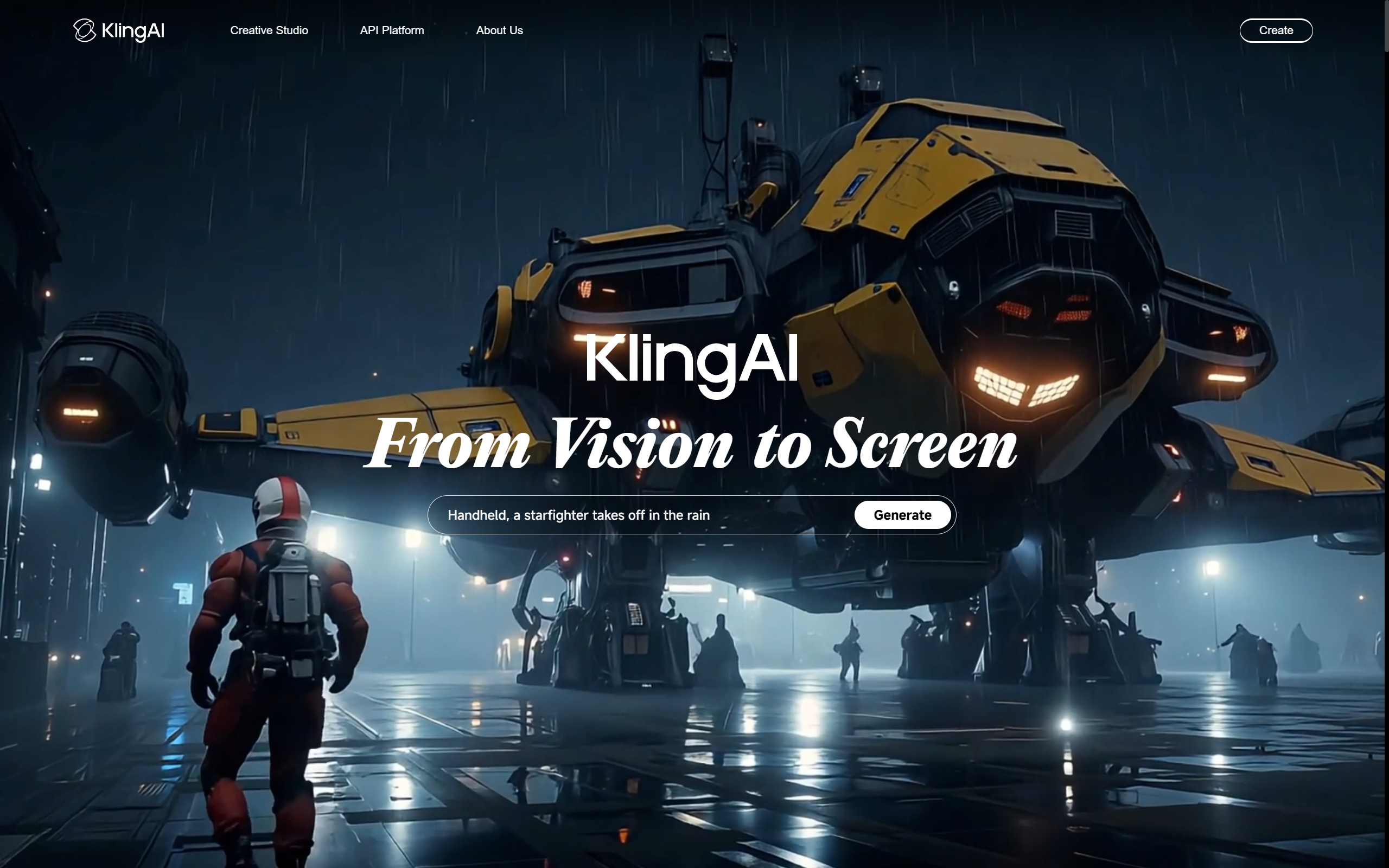 KLING AI Interface