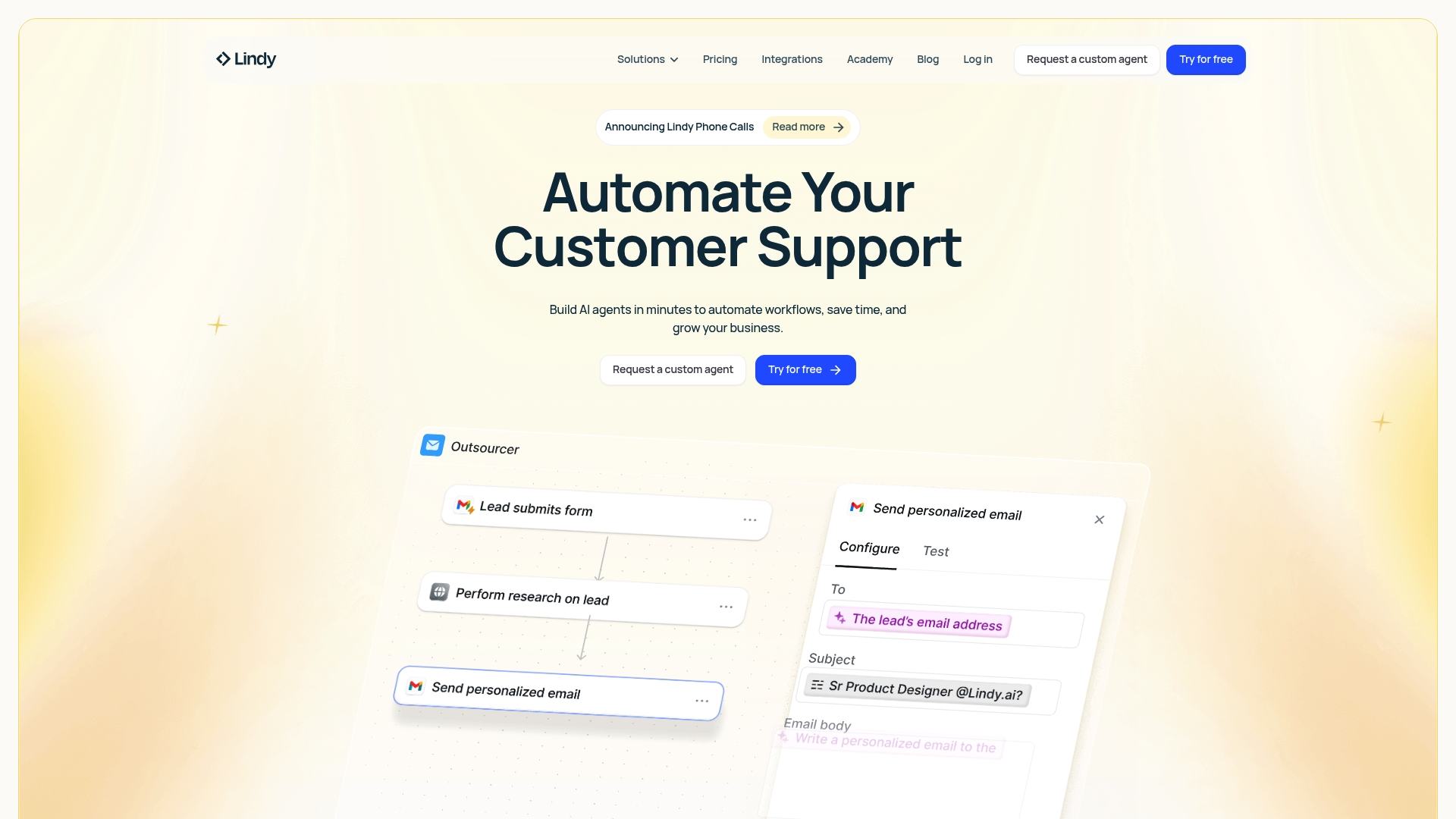 Lindy AI Interface
