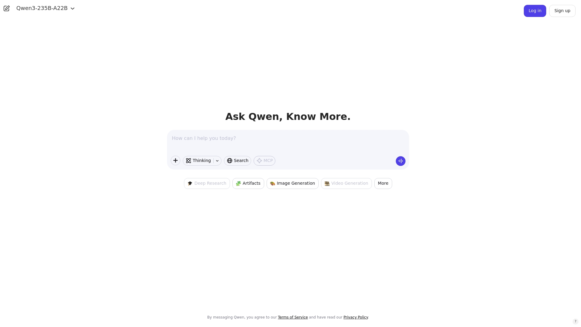 Qwen 2.5 Interface