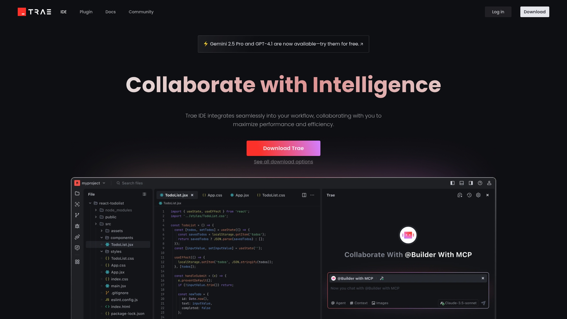Trae.ai Interface