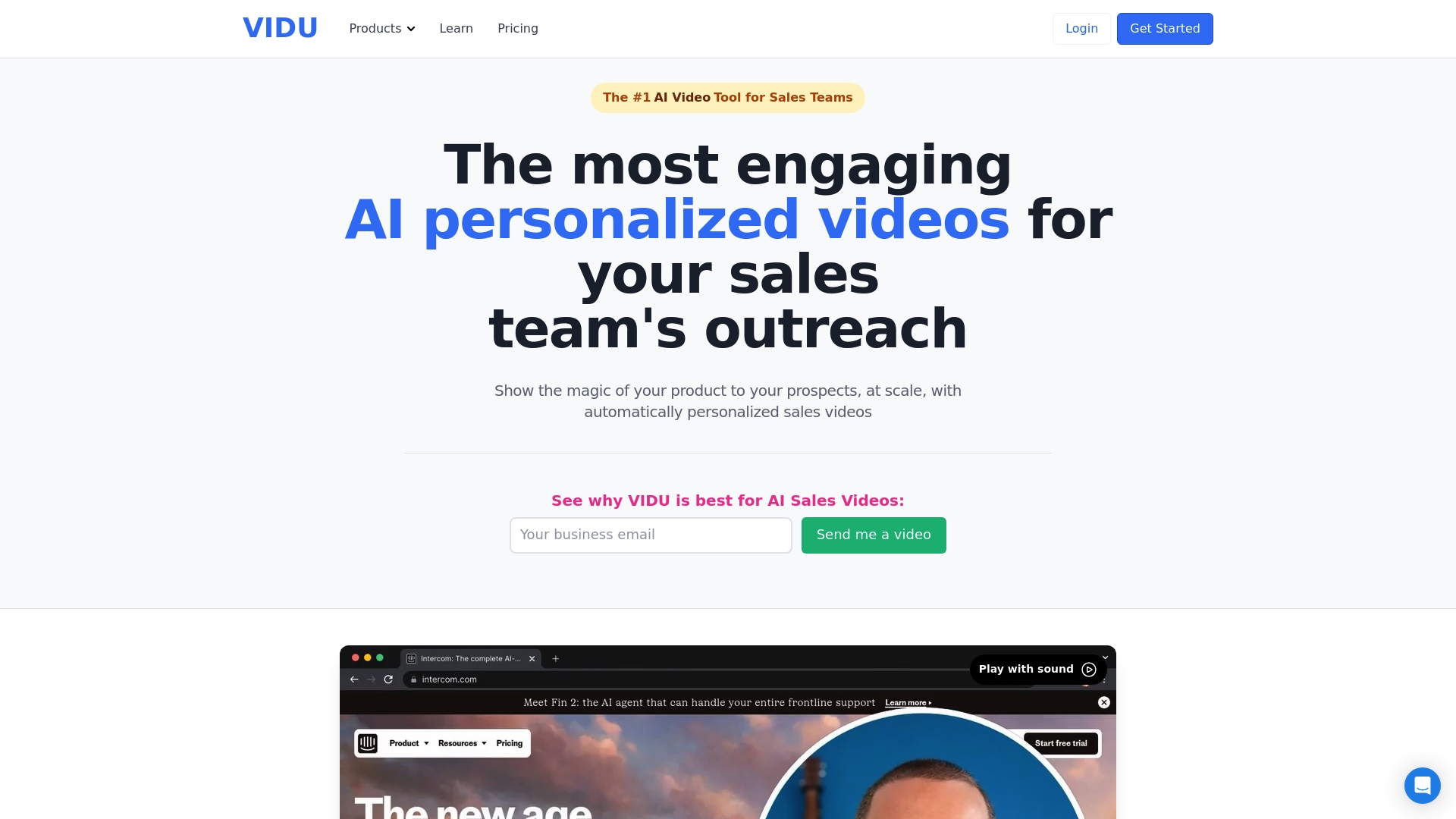 Vidu AI Interface