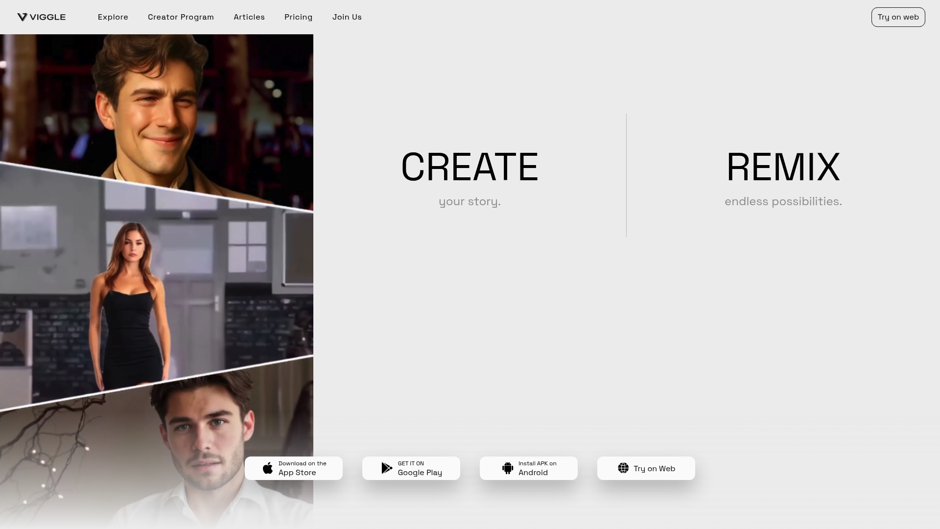 Viggle AI Interface