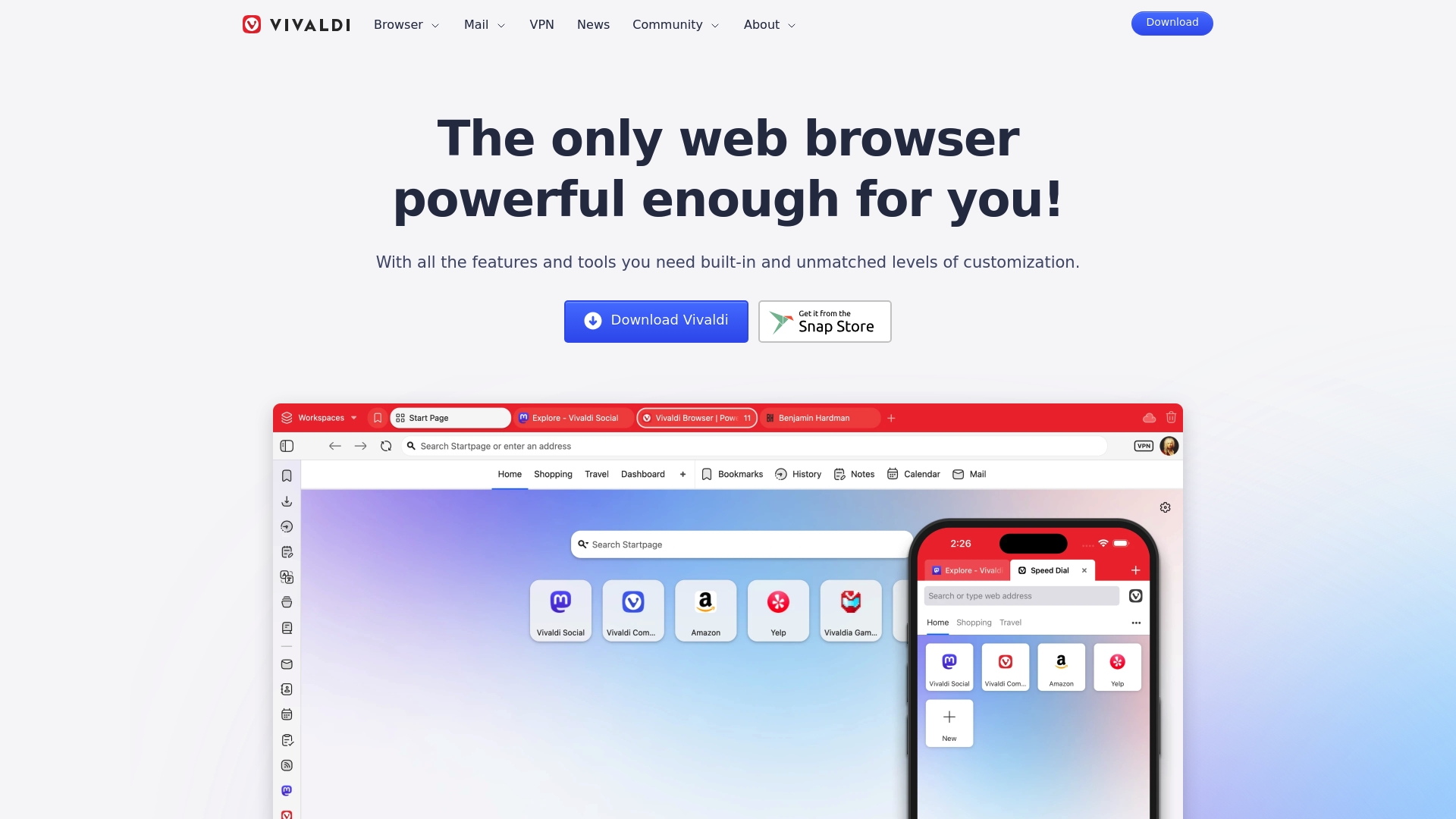 VIVALDI AI Interface