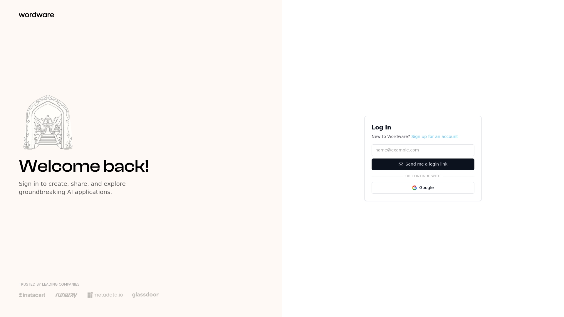 Wordware Interface
