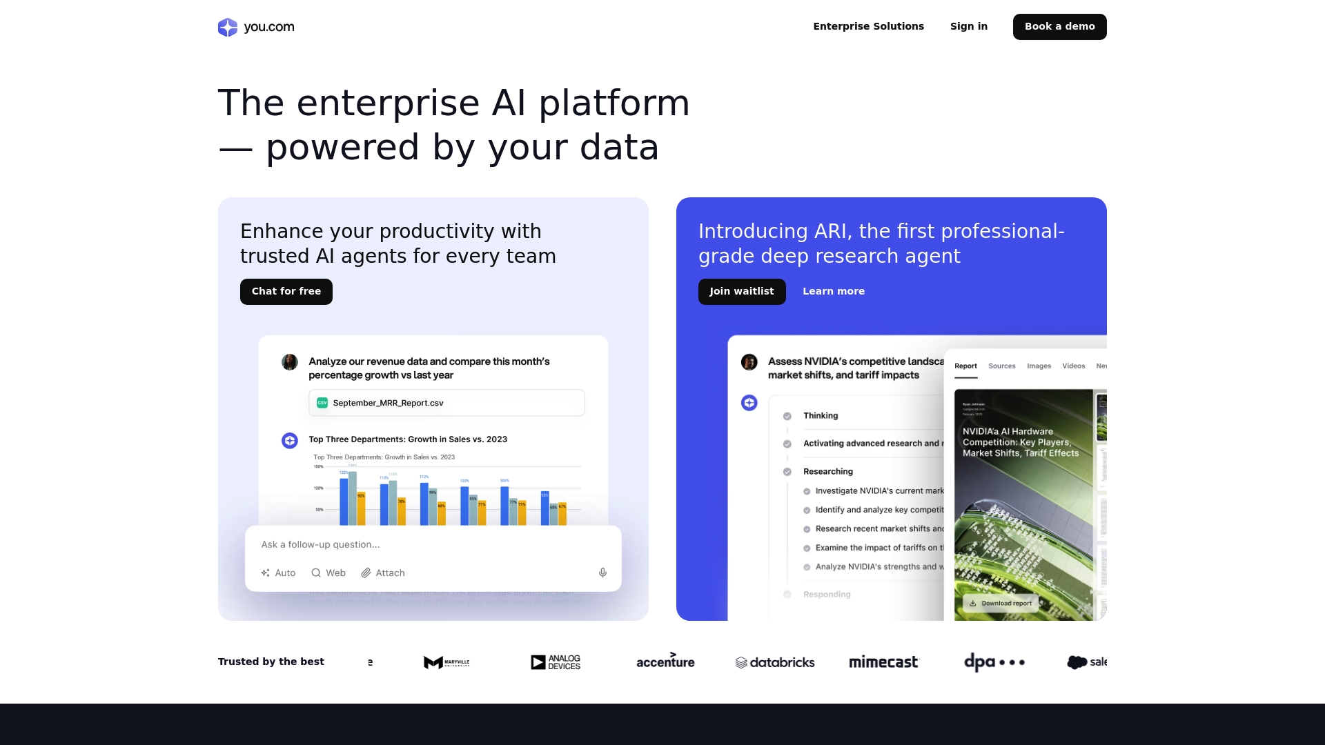 You.com Interface